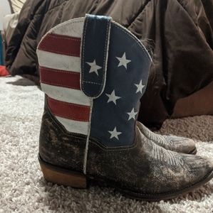 Roper Women's American Flag Booties